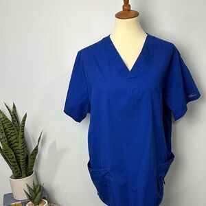 Lydia’s Blue Scrub Top Size XL